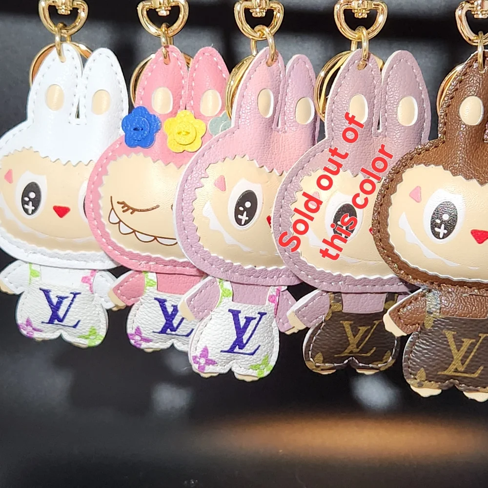 Labubu Leather Keychain - Picture 3 of 7